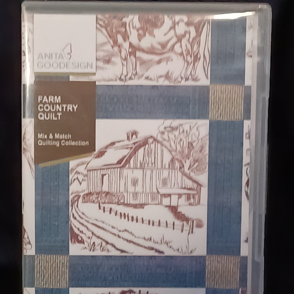 Farm Country Quilt Pattern - Blue & Brown